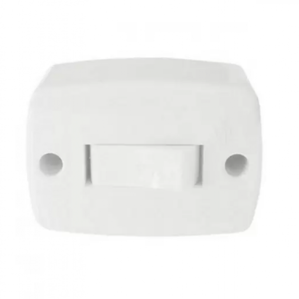 Interruptor Externo Retangular Branco 250...