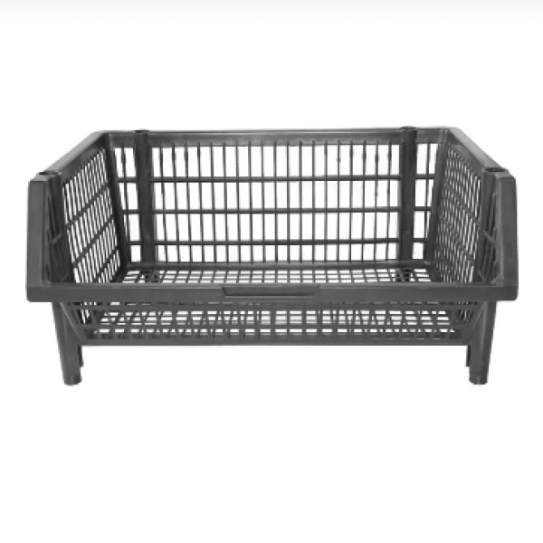 Cesto Organizador PVC Médio Cor: Preto 58...