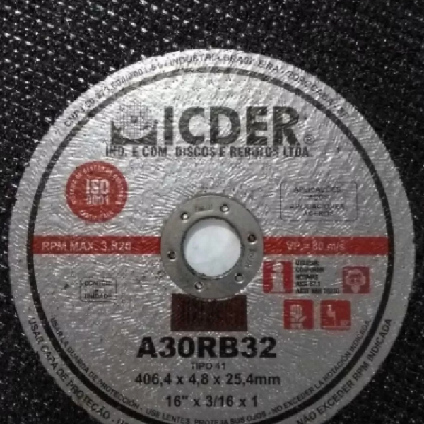 Disco Corte 14 X 1/8 1 X 355 3,0 - REF: A...