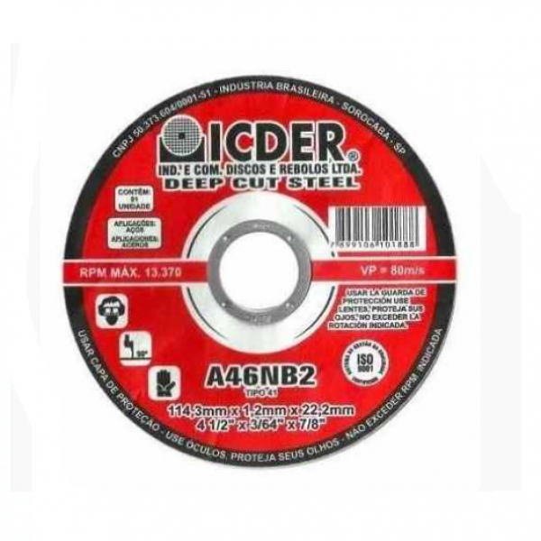 Disco Corte Ferro/ Inox Deep Cut Steel A4...