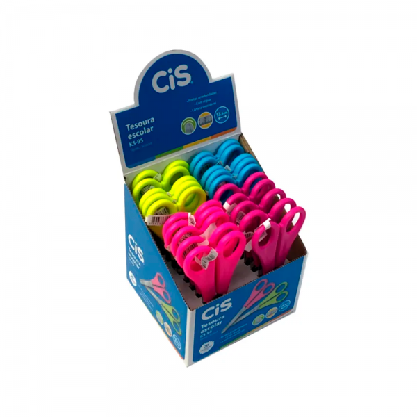 Tesoura Escolar Sem Ponta KS125 CIS