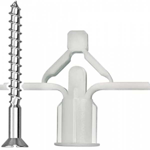 Bucha Fixação Gesso Drywall c/ Paraf. (10...