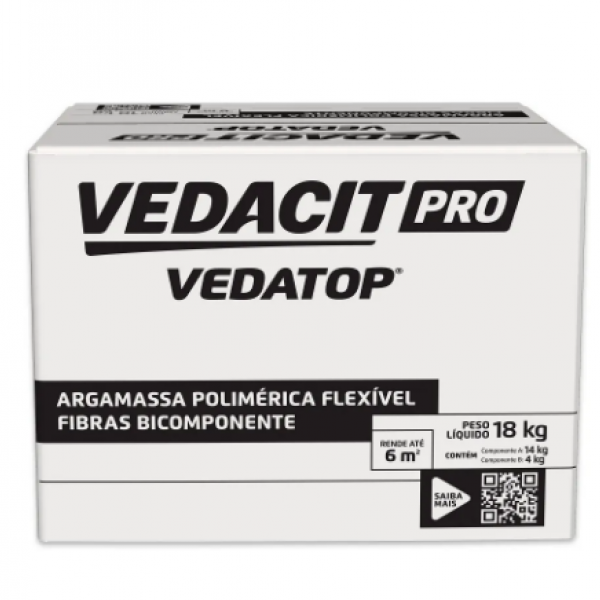 Argamassa Polimerica Semi Flexivel Vedato...