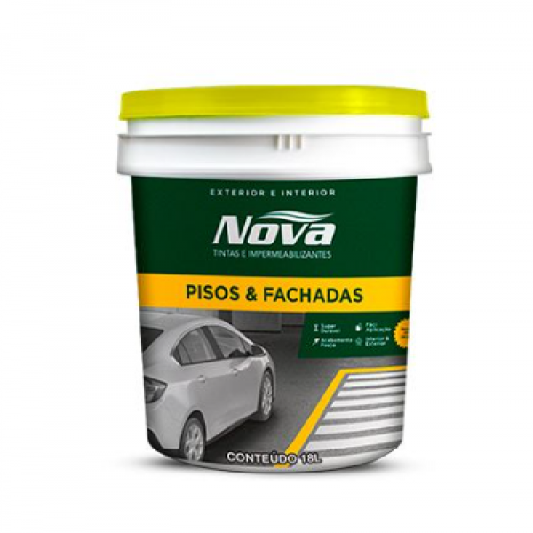 Tinta Piso Interior/Exterior Cinza 18LTS ...