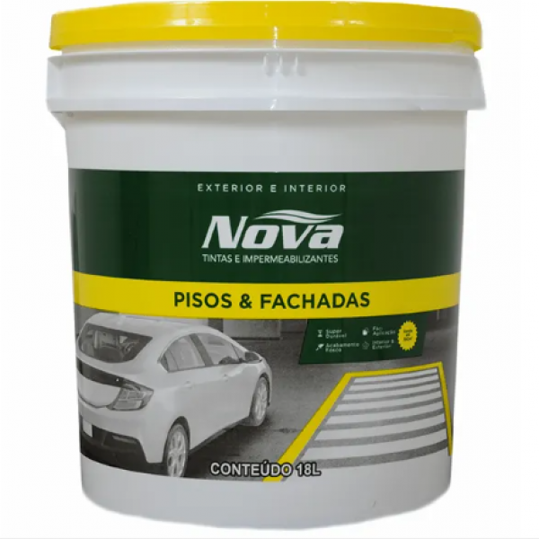 Tinta Piso Interior/Exterior Cinza 18LTS ...