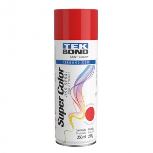 Tinta Spray Uso Geral - Vermelho - 350ml ...