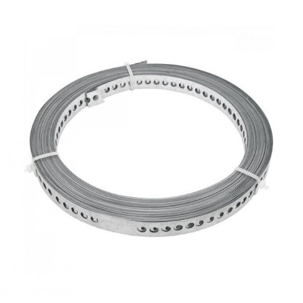 Fita de Aço Perfurada Galvanizada 17mm  X...