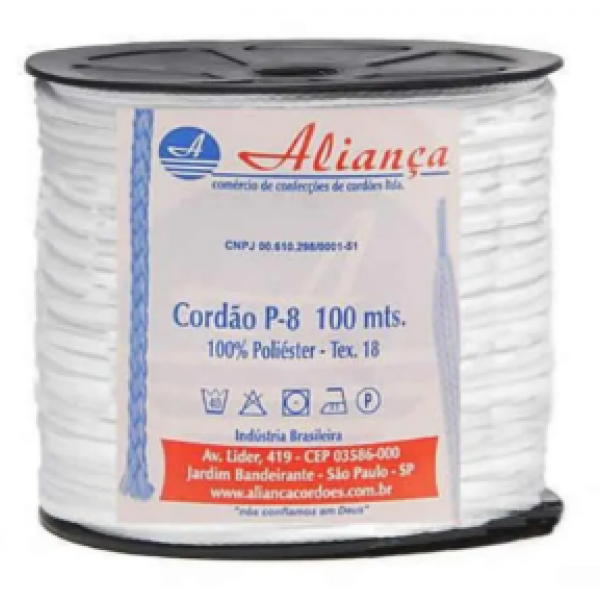 Cordão Modelo P8 - Branca - ALIANÇA