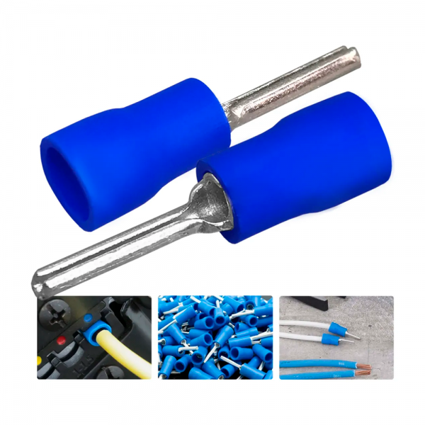 Terminal Pré-Isolado Tipo Pino Azul 100un...