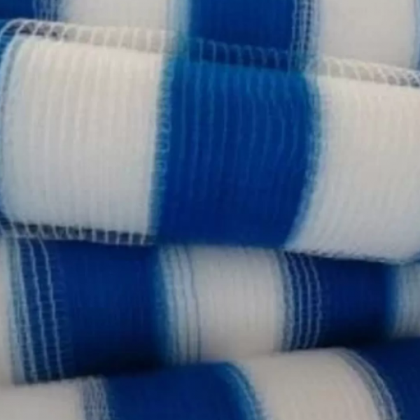 Tela Tapume Pesada Superfort Cor: Azul/Br...