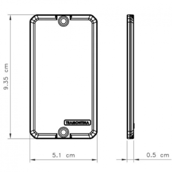 Tampa P/ Condulete - Cega Estampada 3/4 -...