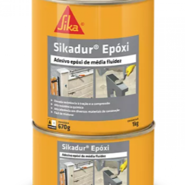 Adesivo Estrutural Epóxi A+B Sikadur 1 kg...
