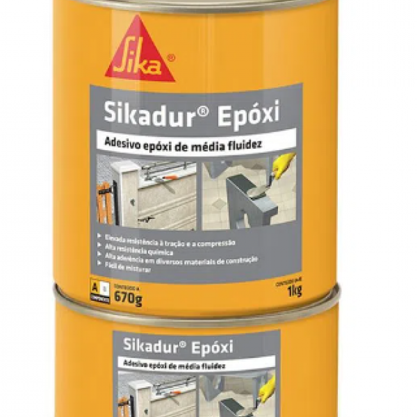 Adesivo Estrutural Epóxi A+B Sikadur 1 kg...