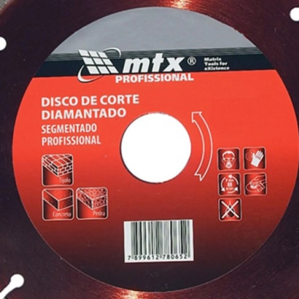 Disco Diamantado Segmentado 110 X 20 REF:...