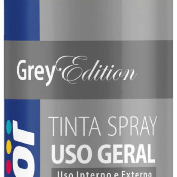 Tinta Spray Cinza Claro Uso Geral 400 ML ...