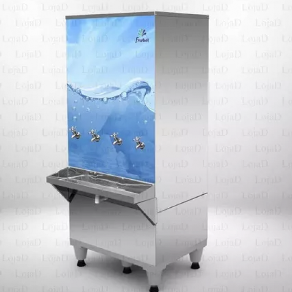 Bebedouro Industrial Inox C/ 4 Torneiras ...