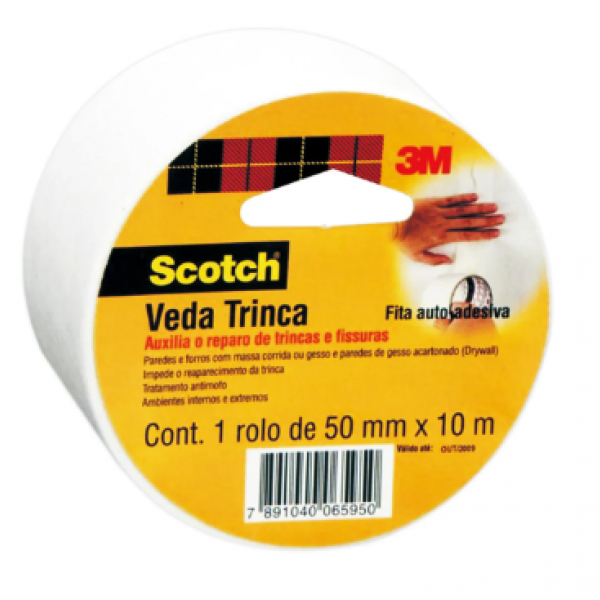 Fita Auto Adesiva Veda Trinca 50mm X 10m  3M