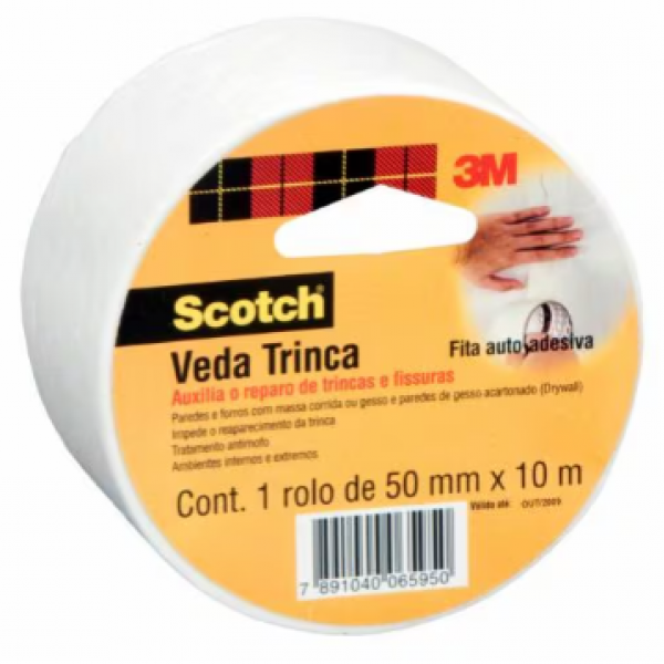 Fita Auto Adesiva Veda Trinca 50mm X 10m  3M