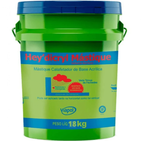 Heydicryl Mastique 18KG Cor: Branco -VIAPOL