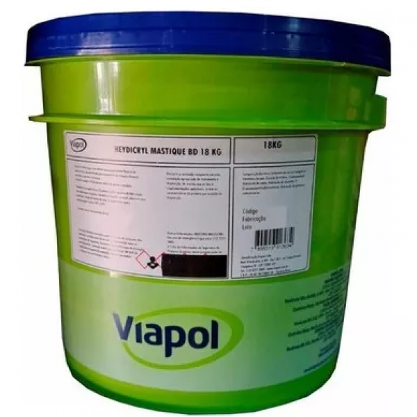 Heydicryl Mastique 18KG Cor: Branco -VIAPOL