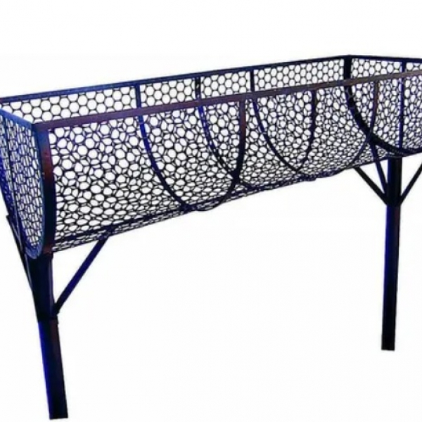 Lixeira Aberta de Rua em Aço Mod. Moeda D...