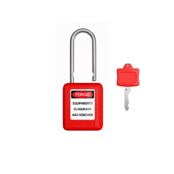 Cadeado de Bloqueio Plástico C/ Hastes Pl...
