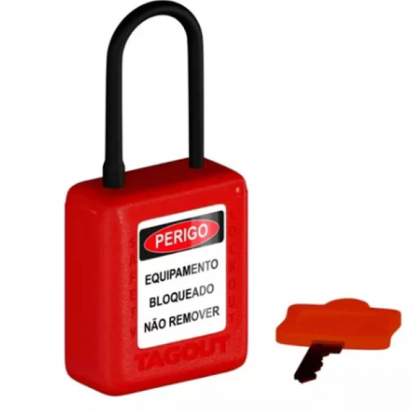 Cadeado de Bloqueio Plástico C/ Hastes Pl...