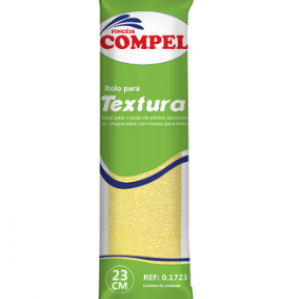 Rolo De Textura Espuma S/ Cabo 23 cm REF:...