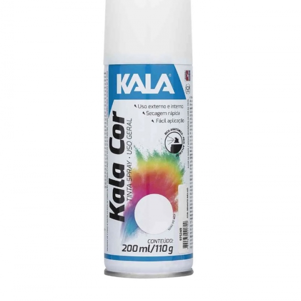 Tinta Spray Branco BRILHANTE 350 ML Uso G...