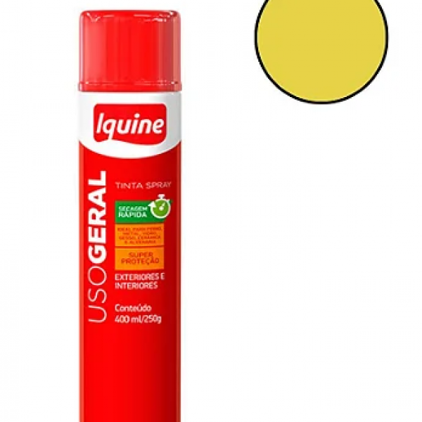 Tinta Spray AMARELA Uso Geral 400 ML Alto...