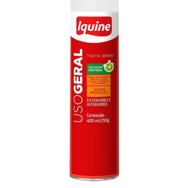 Tinta Spray BRANCO Uso Geral 400 ML Alto ...