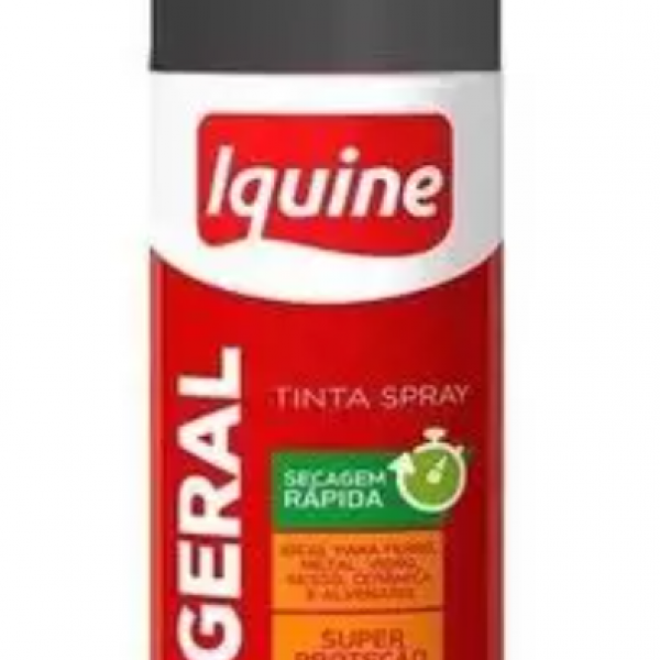 Tinta Spray PRETO Fosco Uso Geral 400 ML ...