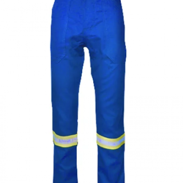 Calça Brim Anti Chama NR 10 Refletiva Cor...