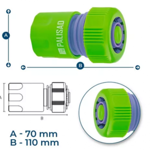 Conector De Mangueira Engate Rápido 3/4 R...