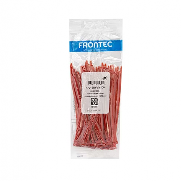 Abraçadeira Nylon C/ 100 Peças 4,8MM X 20...