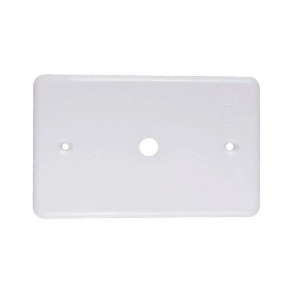 Placa Quadrada Cega Com 1 Furo 4 X 2 Bran...