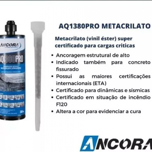 Chumbador Quimico EPOXI Bi Componente inj...