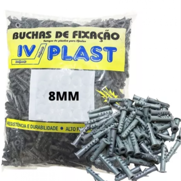 Bucha Fixação Plástica (100 Unidades) N° ...