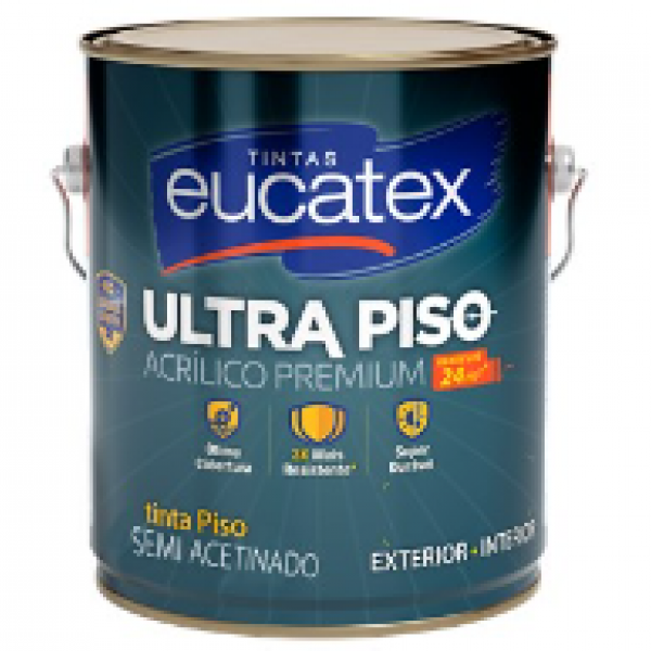 Tinta Piso Acrílico 18L Cor: Azul - EUCATEX