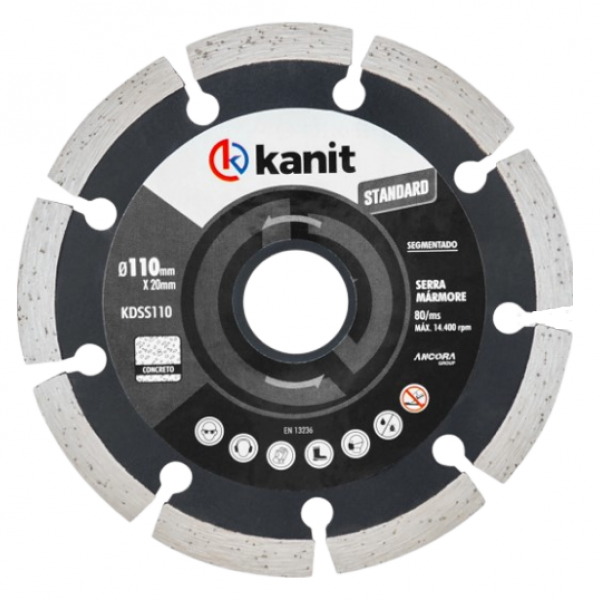 Disco Diamantado Segmentado Standard 110 ...