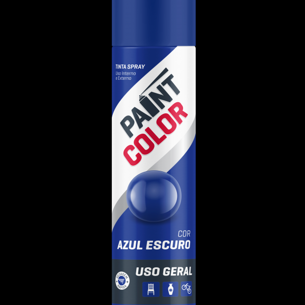 Tinta Spray Uso Geral AZUL Escuro 350 ml ...