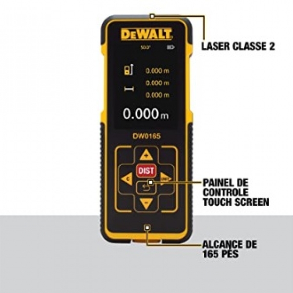 Trena Laser 50m REF: DW0165N - DEWALT