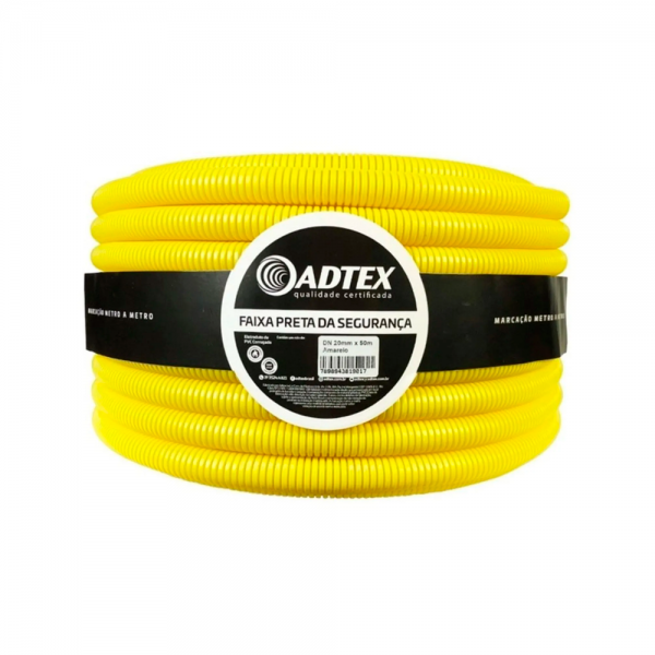 Conduíte Corrugado Amarelo PVC DN32 1x25m...
