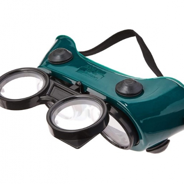 Oculos de Solda Visor Articulado Verde CA...