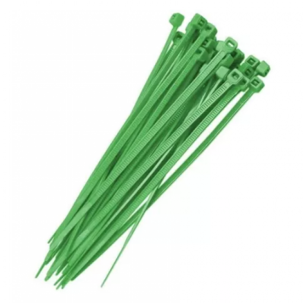 Abraçadeira Nylon (50 Unidades) Cor: Verd...