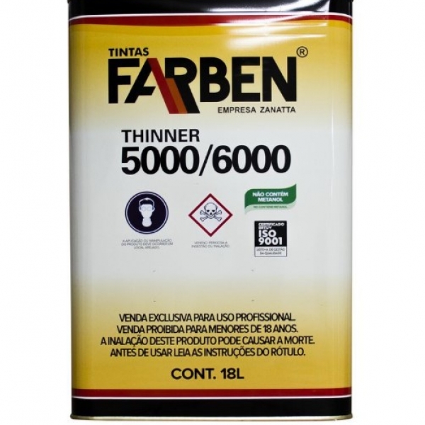 Thinner Diluente 5000 18L - FARBEN