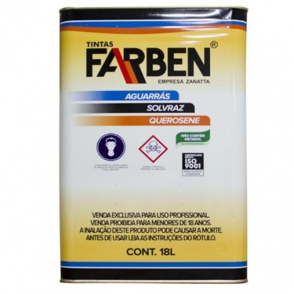 Aguarrás 18 Litros - FARBEN