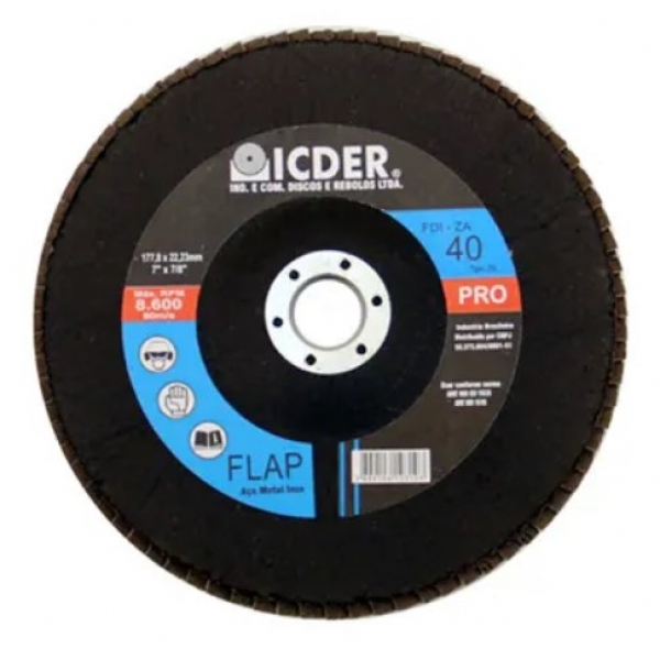 Disco FLAP FDI-ZA40 7 X 7/8 - 177,8 X 22,...