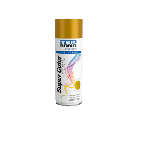 Tinta Spray Uso Geral 350ML DOURADO TEK BOND