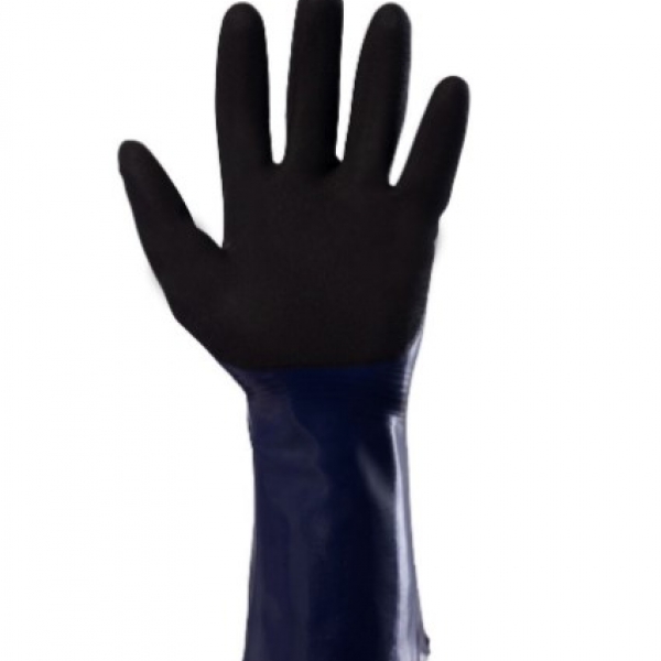 Luva Nitrílica Maxidry - Azul/Preto - CA ...
